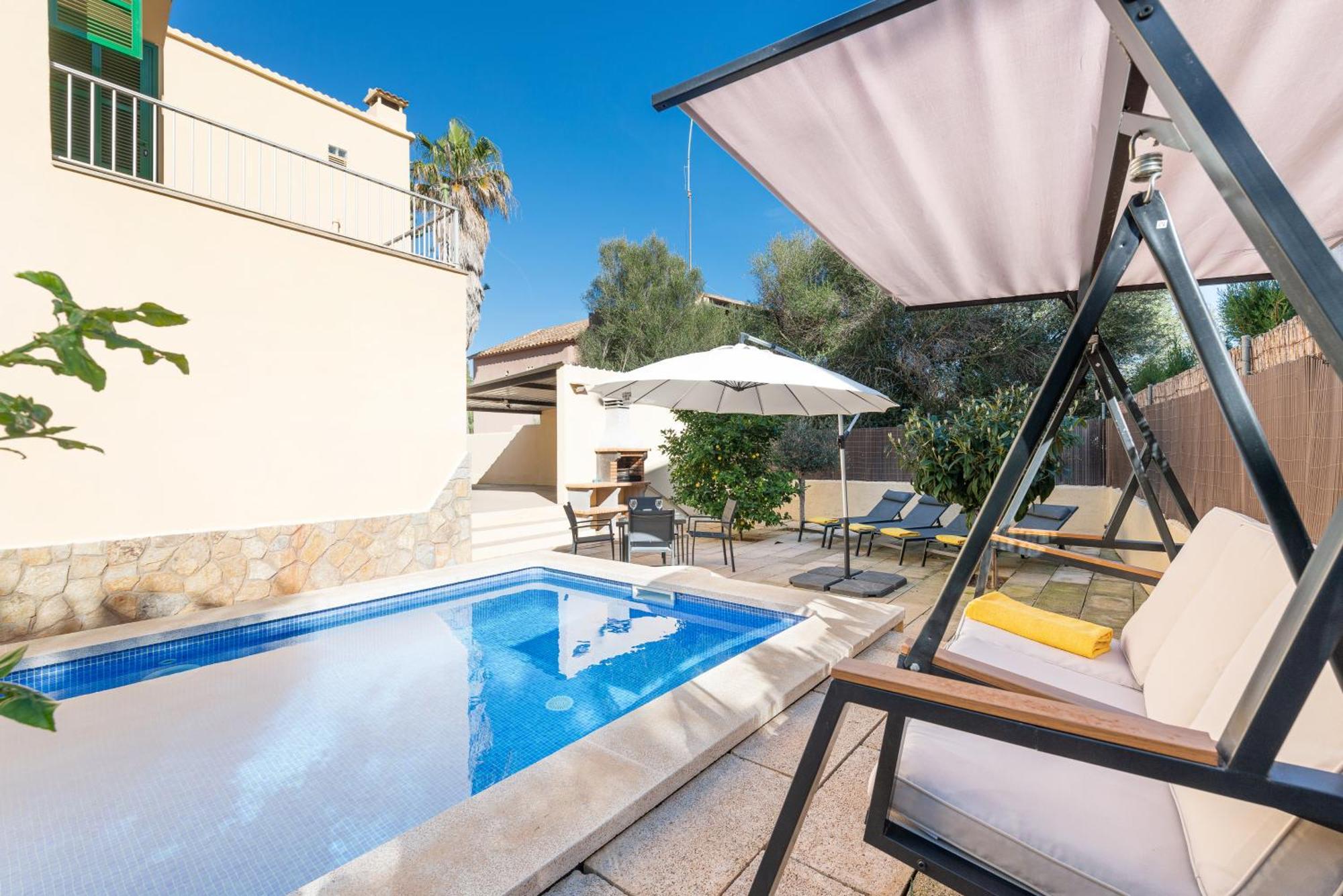 Tradicional Villa Calamar 7 Puerto Colom Eksteriør billede