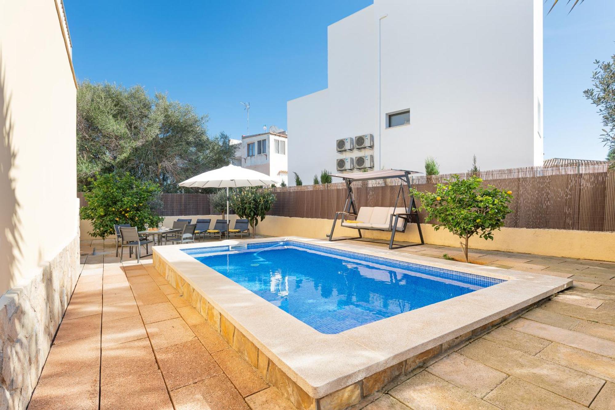 Tradicional Villa Calamar 7 Puerto Colom Eksteriør billede