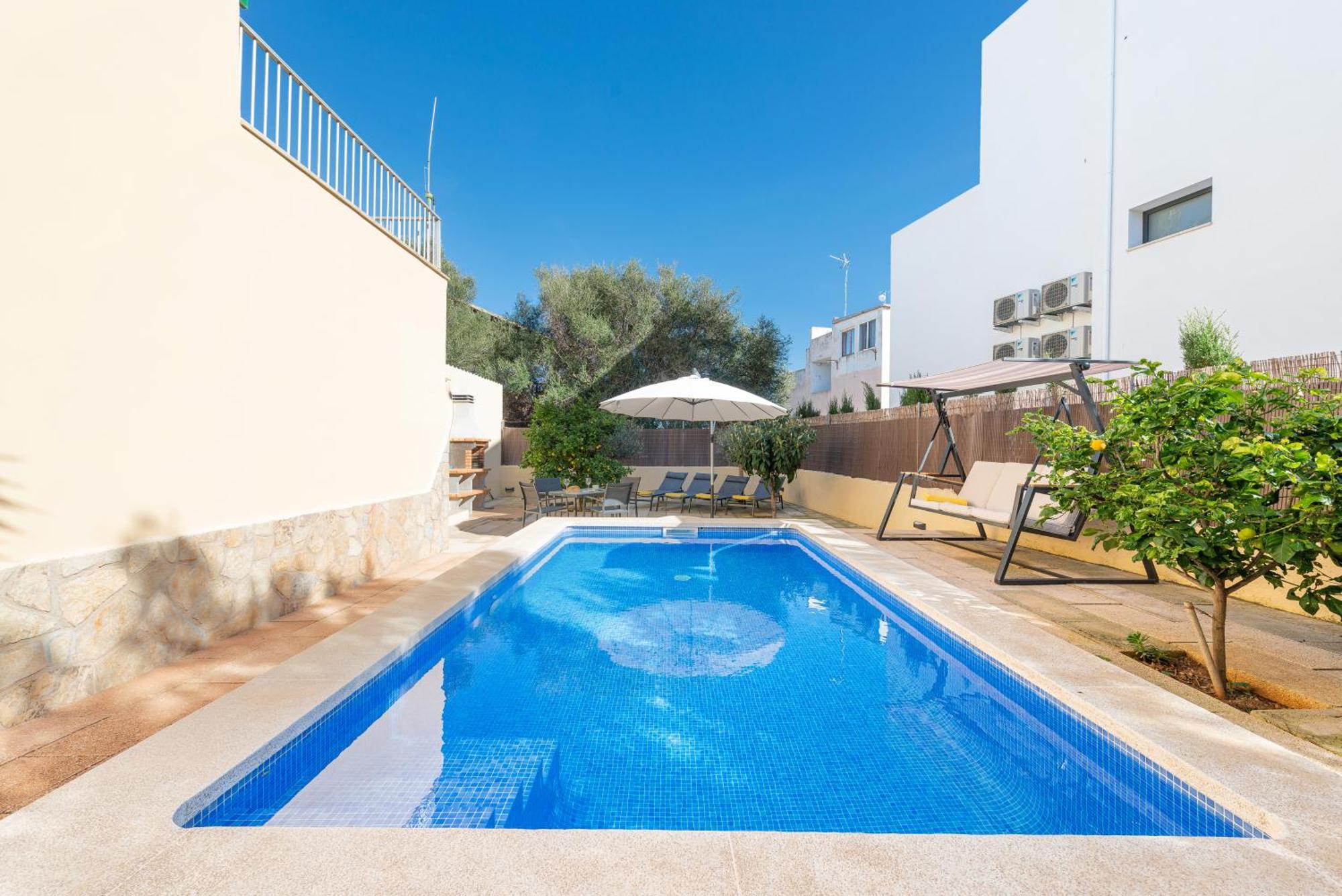 Tradicional Villa Calamar 7 Puerto Colom Eksteriør billede