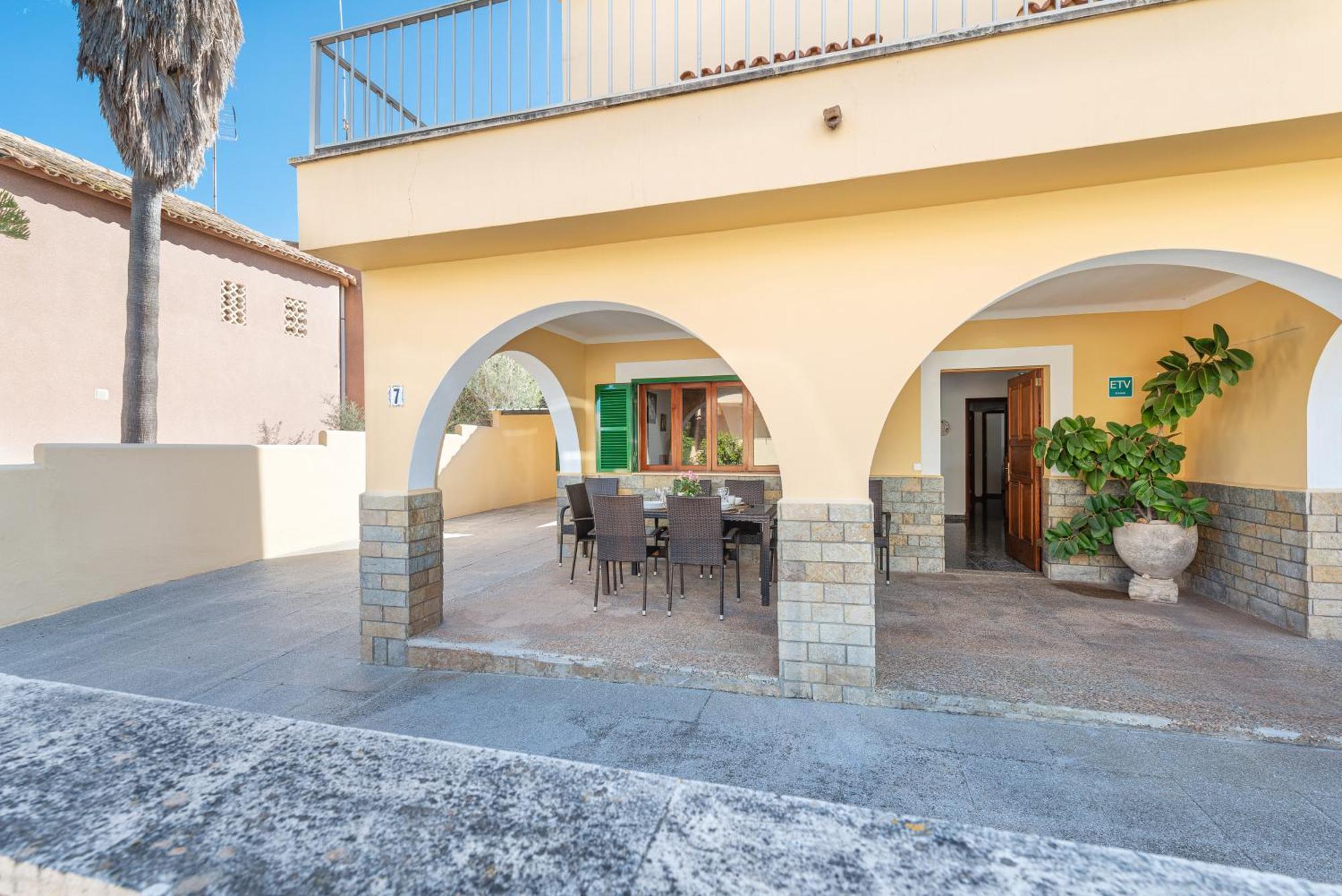 Tradicional Villa Calamar 7 Puerto Colom Eksteriør billede